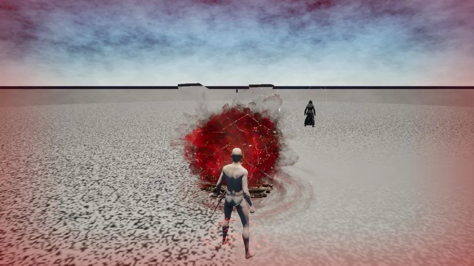 Blood Siphon. Blood Siphon as the tethers form. Test environment.