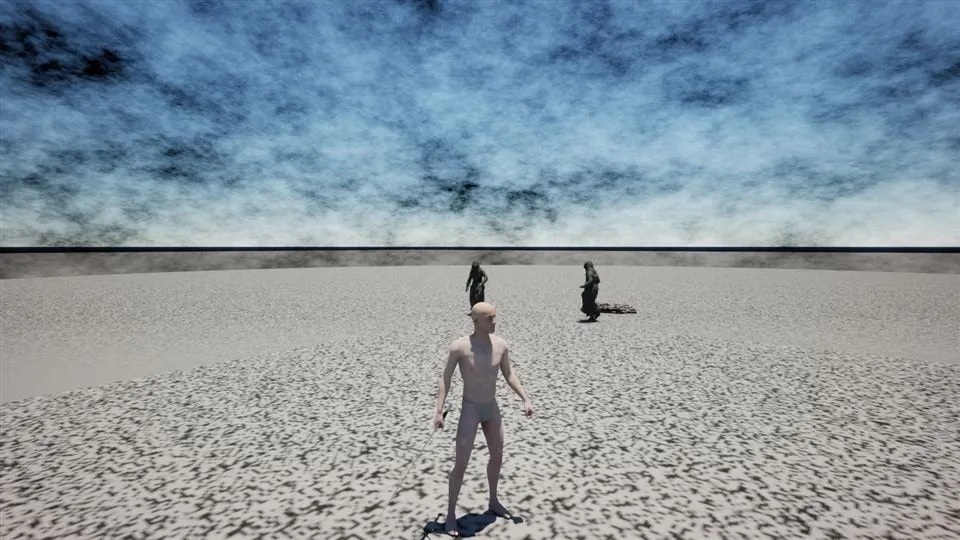 Lock-on combat in a development build